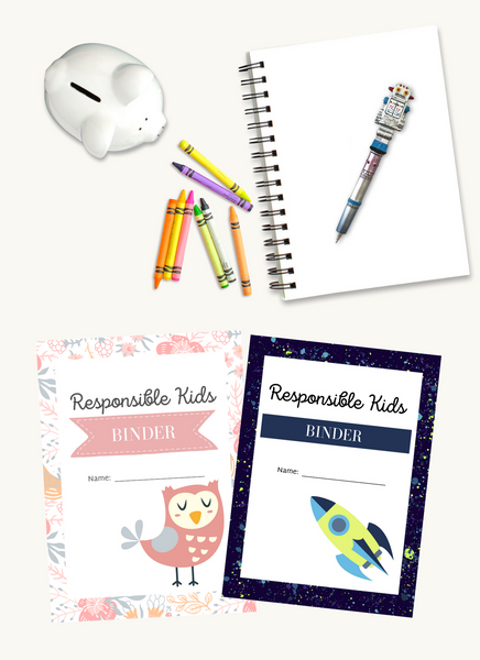 Responsible Kids Binder (Girls + Boys) {200 pages}